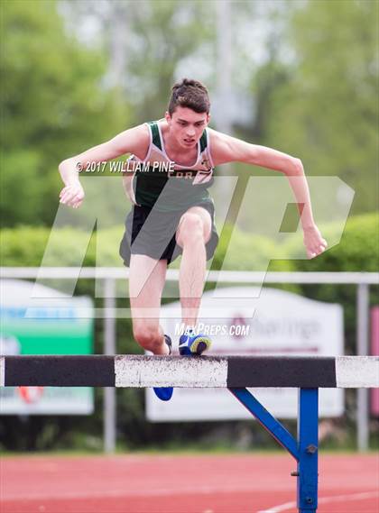 Thumbnail 2 in Kingston Tiger Relays (Boys Varsity Steeplechase) photogallery.