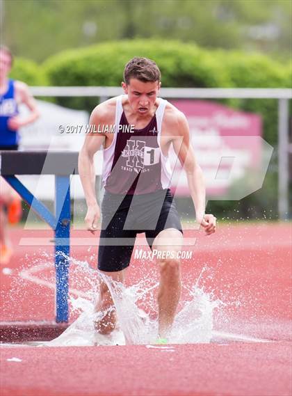 Thumbnail 1 in Kingston Tiger Relays (Boys Varsity Steeplechase) photogallery.