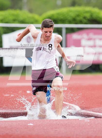 Thumbnail 2 in Kingston Tiger Relays (Boys Varsity Steeplechase) photogallery.