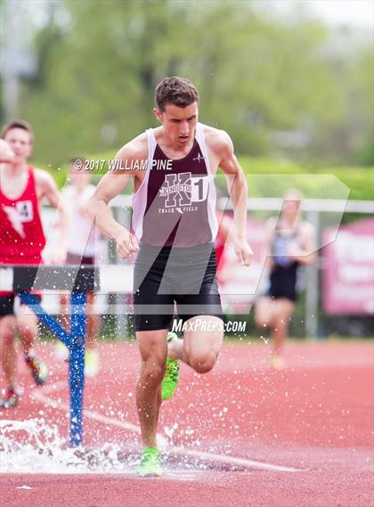 Thumbnail 1 in Kingston Tiger Relays (Boys Varsity Steeplechase) photogallery.