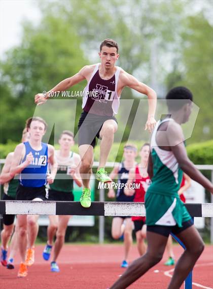 Thumbnail 2 in Kingston Tiger Relays (Boys Varsity Steeplechase) photogallery.