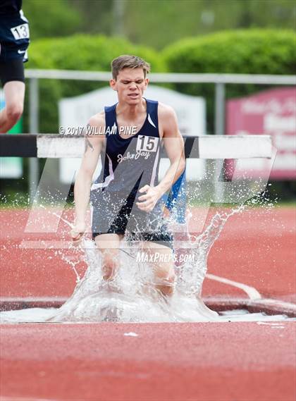 Thumbnail 2 in Kingston Tiger Relays (Boys Varsity Steeplechase) photogallery.