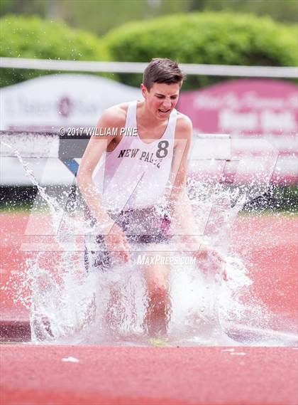 Thumbnail 3 in Kingston Tiger Relays (Boys Varsity Steeplechase) photogallery.