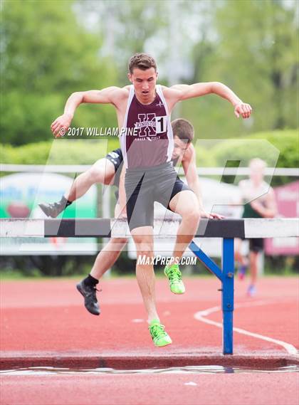 Thumbnail 3 in Kingston Tiger Relays (Boys Varsity Steeplechase) photogallery.