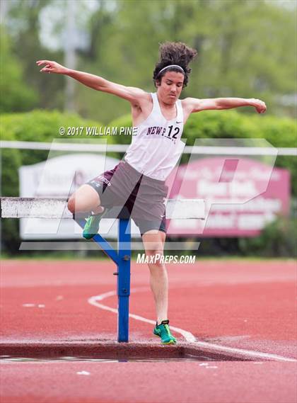 Thumbnail 3 in Kingston Tiger Relays (Boys Varsity Steeplechase) photogallery.