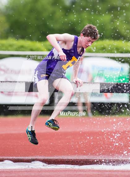 Thumbnail 3 in Kingston Tiger Relays (Boys Varsity Steeplechase) photogallery.
