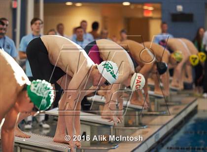 Thumbnail 1 in NCHSAA 4A State Swimming Championships (Finals) photogallery.