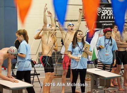 Thumbnail 2 in NCHSAA 4A State Swimming Championships (Finals) photogallery.