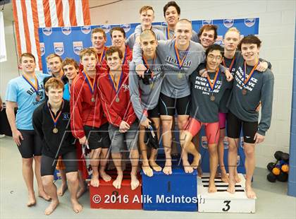 Thumbnail 1 in NCHSAA 4A State Swimming Championships (Finals) photogallery.