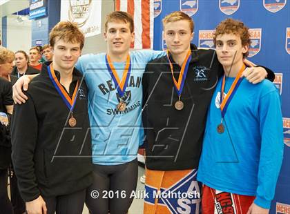 Thumbnail 3 in NCHSAA 4A State Swimming Championships (Finals) photogallery.