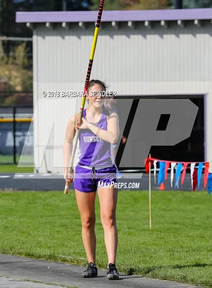 Thumbnail 1 in Sunset Home Meet (Pole Vault) photogallery.