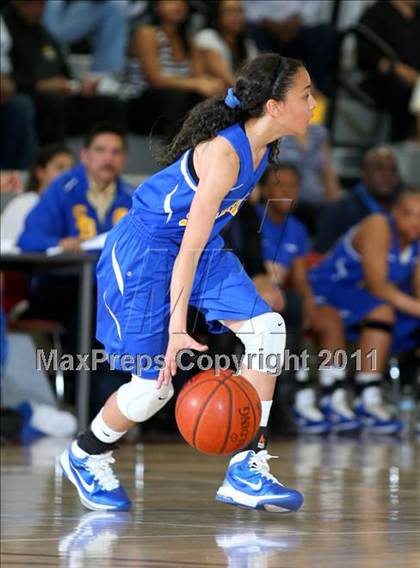 Thumbnail 2 in St. Bernard @ View Park (CIF State D5 SoCal Playoffs) photogallery.