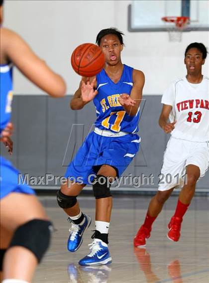 Thumbnail 3 in St. Bernard @ View Park (CIF State D5 SoCal Playoffs) photogallery.
