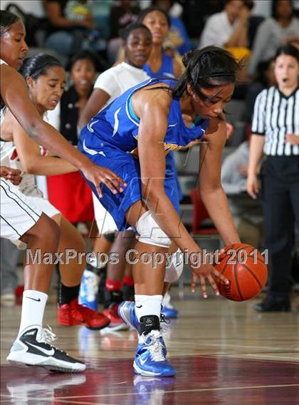 Thumbnail 3 in St. Bernard @ View Park (CIF State D5 SoCal Playoffs) photogallery.