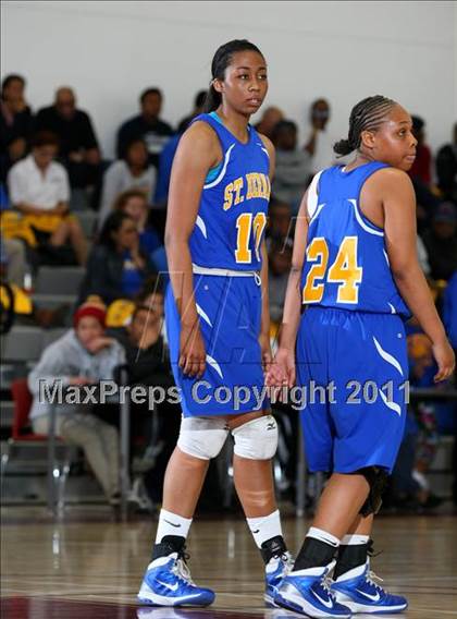 Thumbnail 2 in St. Bernard @ View Park (CIF State D5 SoCal Playoffs) photogallery.