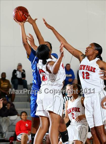 Thumbnail 2 in St. Bernard @ View Park (CIF State D5 SoCal Playoffs) photogallery.
