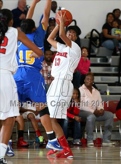 Thumbnail 3 in St. Bernard @ View Park (CIF State D5 SoCal Playoffs) photogallery.