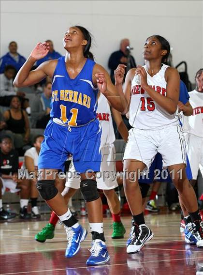 Thumbnail 2 in St. Bernard @ View Park (CIF State D5 SoCal Playoffs) photogallery.