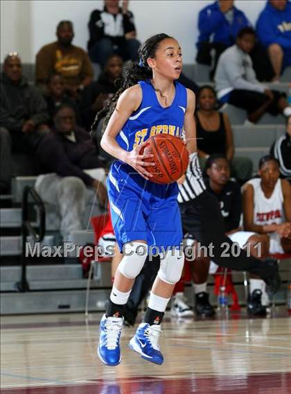 Thumbnail 2 in St. Bernard @ View Park (CIF State D5 SoCal Playoffs) photogallery.