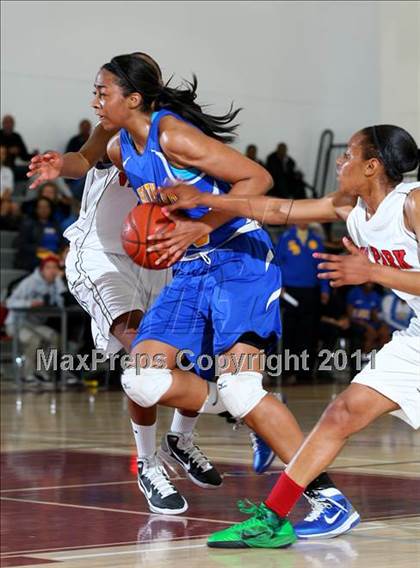 Thumbnail 3 in St. Bernard @ View Park (CIF State D5 SoCal Playoffs) photogallery.
