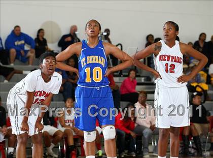 Thumbnail 1 in St. Bernard @ View Park (CIF State D5 SoCal Playoffs) photogallery.