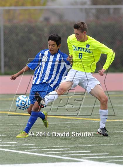 Thumbnail 1 in Highlands vs. Capital Christian (CIF SJS D5 Final) photogallery.