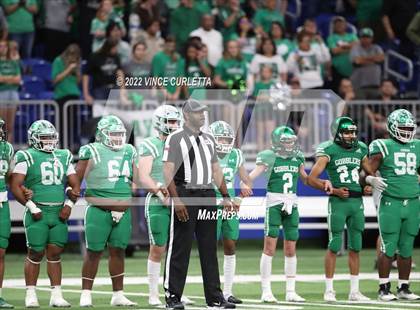 Thumbnail 1 in Cuero vs. Wimberley (UIL 4A DII Semifinal Playoff) photogallery.