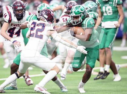 Thumbnail 1 in Cuero vs. Wimberley (UIL 4A DII Semifinal Playoff) photogallery.