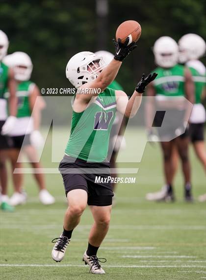 Thumbnail 1 in Weddington vs Providence Day (Powerade 7 on 7) photogallery.