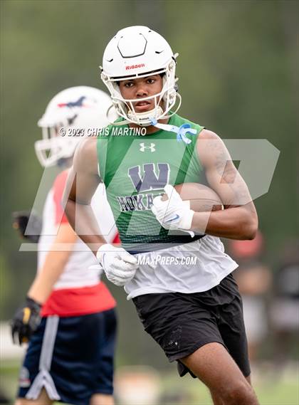 Thumbnail 2 in Weddington vs Providence Day (Powerade 7 on 7) photogallery.
