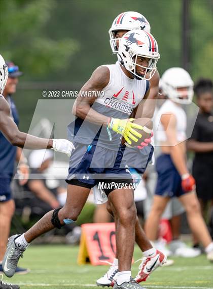 Thumbnail 2 in Weddington vs Providence Day (Powerade 7 on 7) photogallery.