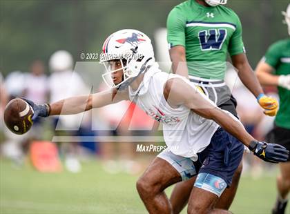 Thumbnail 1 in Weddington vs Providence Day (Powerade 7 on 7) photogallery.