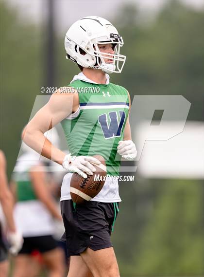Thumbnail 3 in Weddington vs Providence Day (Powerade 7 on 7) photogallery.