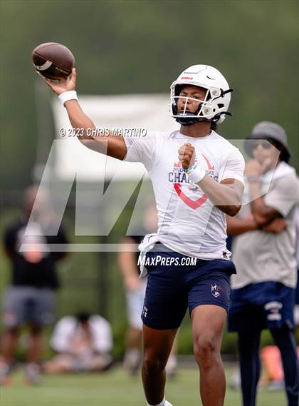 Thumbnail 3 in Weddington vs Providence Day (Powerade 7 on 7) photogallery.