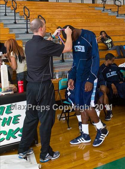 Thumbnail 1 in Dekaney [Andy] vs Alief Elsik (McDonald's Texas Invitational) photogallery.