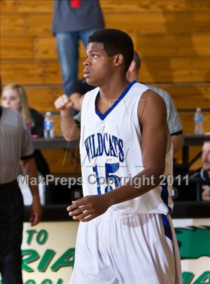 Thumbnail 3 in Dekaney [Andy] vs Alief Elsik (McDonald's Texas Invitational) photogallery.
