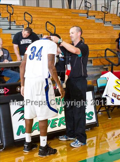 Thumbnail 3 in Dekaney [Andy] vs Alief Elsik (McDonald's Texas Invitational) photogallery.