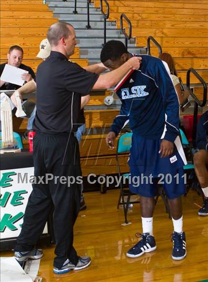 Thumbnail 1 in Dekaney [Andy] vs Alief Elsik (McDonald's Texas Invitational) photogallery.