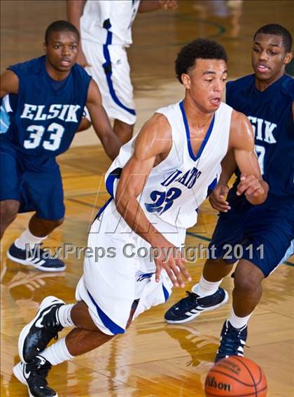 Thumbnail 3 in Dekaney [Andy] vs Alief Elsik (McDonald's Texas Invitational) photogallery.