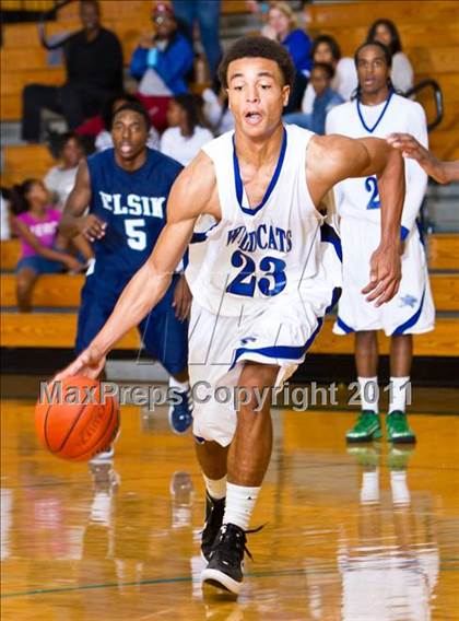 Thumbnail 2 in Dekaney [Andy] vs Alief Elsik (McDonald's Texas Invitational) photogallery.