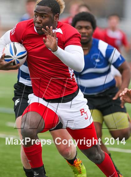 Thumbnail 1 in Regis Jesuit vs. Katy Barbarians RC (Dallas Jesuit Rugby Showdown) photogallery.