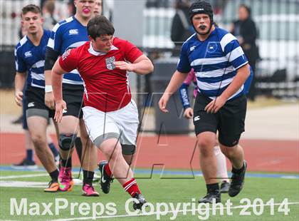 Thumbnail 1 in Regis Jesuit vs. Katy Barbarians RC (Dallas Jesuit Rugby Showdown) photogallery.
