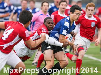 Thumbnail 1 in Regis Jesuit vs. Katy Barbarians RC (Dallas Jesuit Rugby Showdown) photogallery.