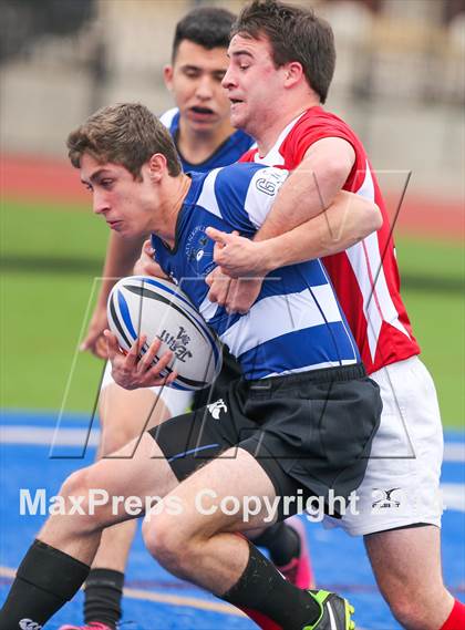 Thumbnail 1 in Regis Jesuit vs. Katy Barbarians RC (Dallas Jesuit Rugby Showdown) photogallery.