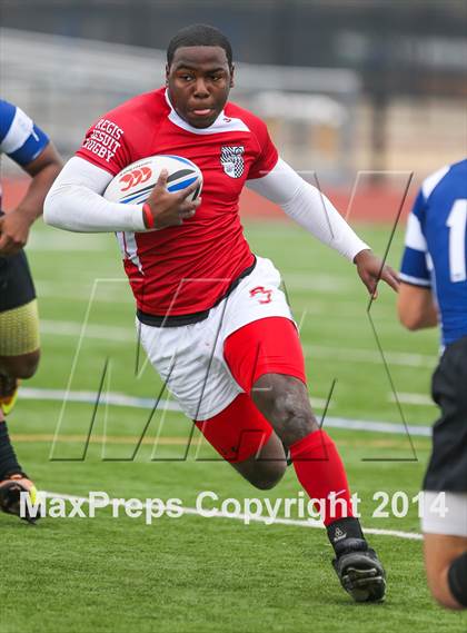 Thumbnail 1 in Regis Jesuit vs. Katy Barbarians RC (Dallas Jesuit Rugby Showdown) photogallery.