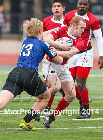 Thumbnail 1 in Regis Jesuit vs. Katy Barbarians RC (Dallas Jesuit Rugby Showdown) photogallery.