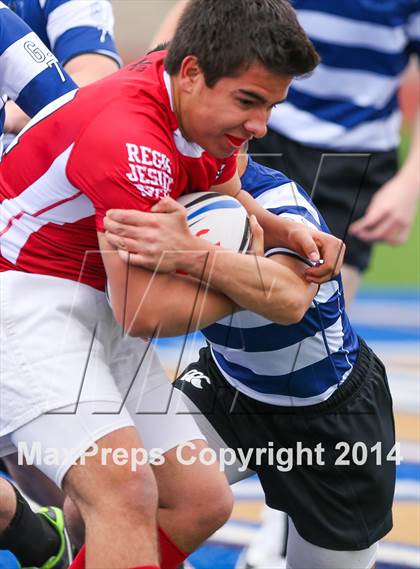 Thumbnail 1 in Regis Jesuit vs. Katy Barbarians RC (Dallas Jesuit Rugby Showdown) photogallery.