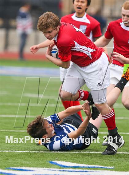 Thumbnail 2 in Regis Jesuit vs. Katy Barbarians RC (Dallas Jesuit Rugby Showdown) photogallery.