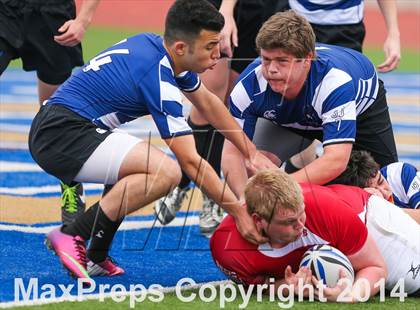 Thumbnail 2 in Regis Jesuit vs. Katy Barbarians RC (Dallas Jesuit Rugby Showdown) photogallery.