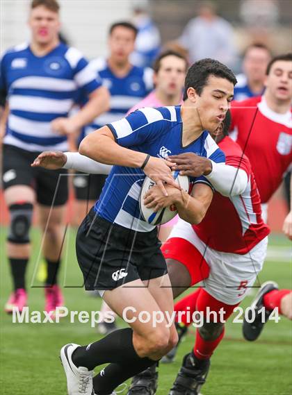 Thumbnail 1 in Regis Jesuit vs. Katy Barbarians RC (Dallas Jesuit Rugby Showdown) photogallery.